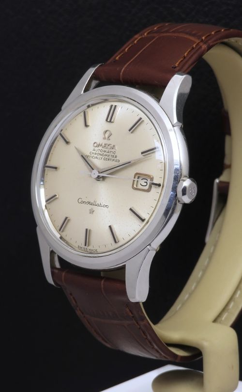 fig 2. Rare original and untouched Omega Constellation Jumbo chronometer Mens Watch c1963