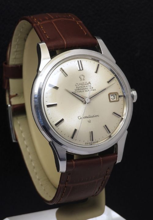 fig 4. Rare original and untouched Omega Constellation Jumbo chronometer Mens Watch c1963