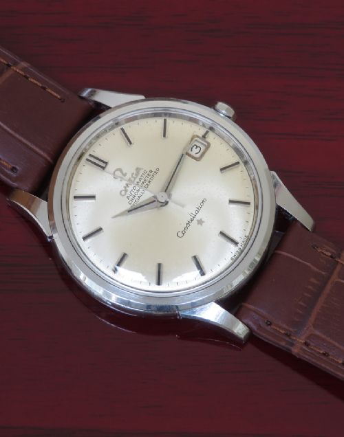 fig 5. Rare original and untouched Omega Constellation Jumbo chronometer Mens Watch c1963