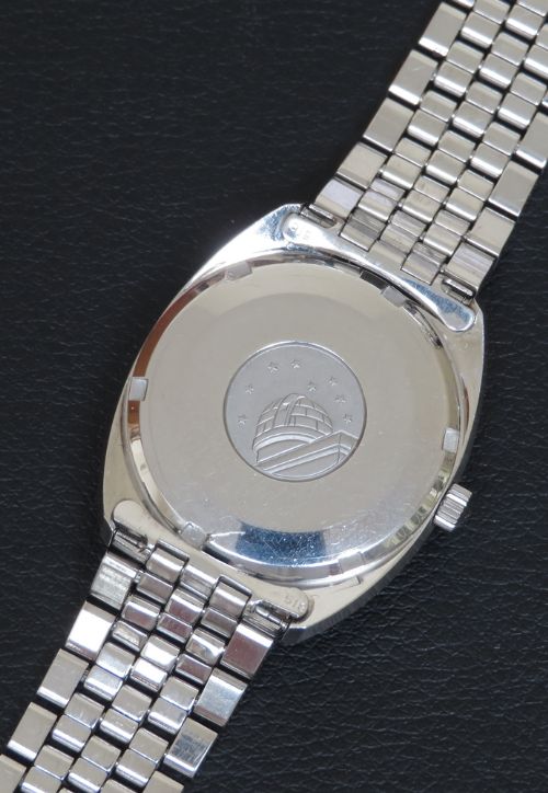 fig 5. Very Rare Museum quality Omega Constellation Day Date with box and papers 1968