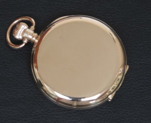 fig 4. Solid 9ct Rose gold Omega pocket watch c1925