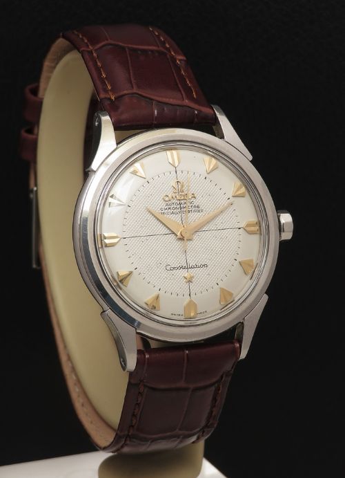 fig 3. Very Rare Omega Constellation Chronometer Bumper Automatic With Box c1954