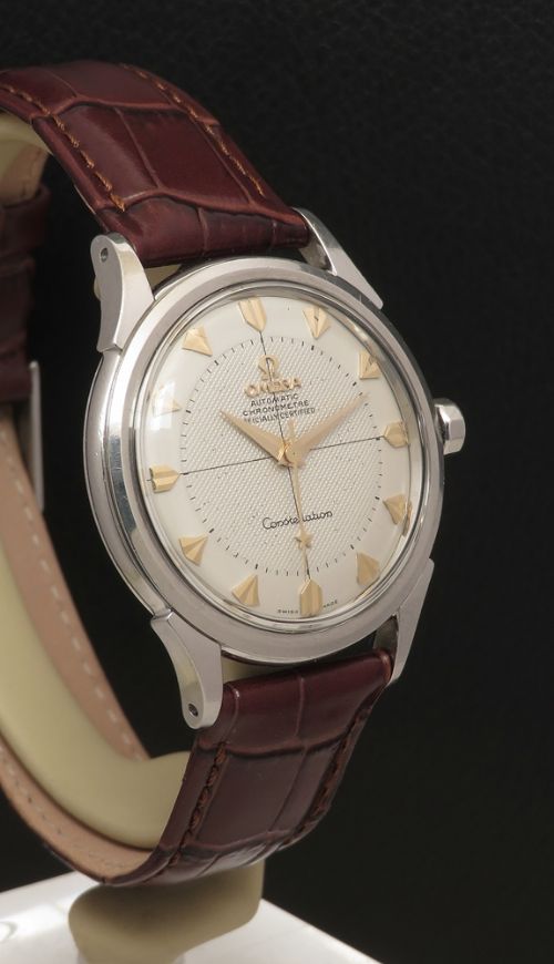 fig 4. Very Rare Omega Constellation Chronometer Bumper Automatic With Box c1954