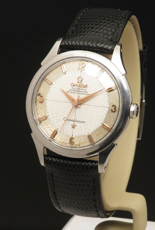 Untouched Omega Constellation 505 Chronometer Pie Pan C1958