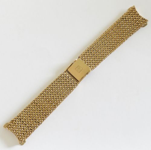 Heavy Solid 9ct Gold Omega Watch Bracelet C1969
