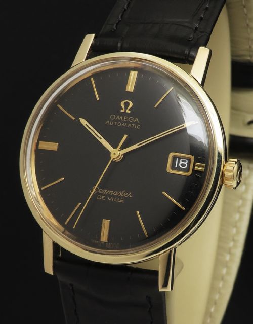 fig 2. Solid 9ct Gold Omega Seamaster Deville automatic 1969