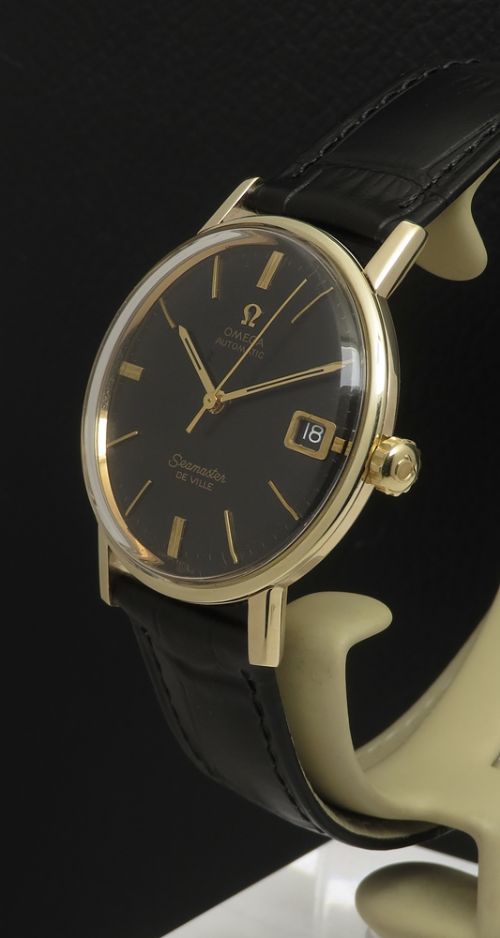 fig 3. Solid 9ct Gold Omega Seamaster Deville automatic 1969