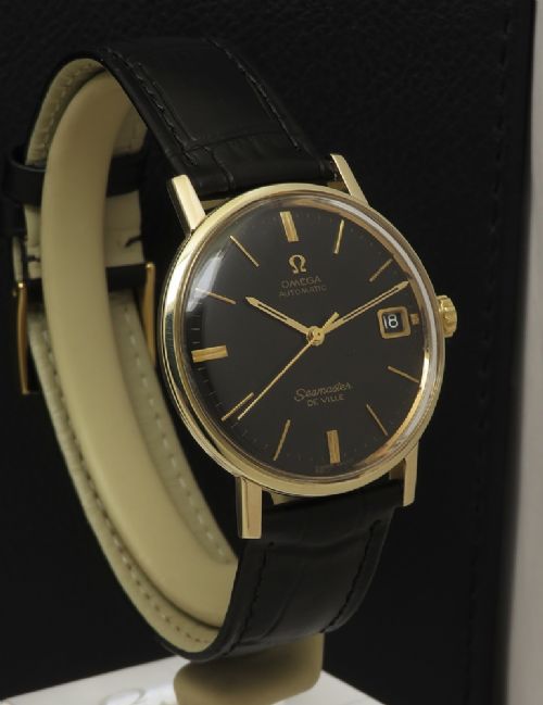 fig 5. Solid 9ct Gold Omega Seamaster Deville automatic 1969