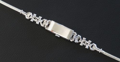fig 5. Beautiful Longines Platinum and Diamond Longines Art Deco Cocktail Watch c1930