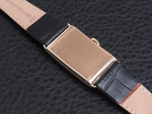 fig 2. Museum quality solid 9ct rose gold Omega 20T Art Deco gents watch c1930