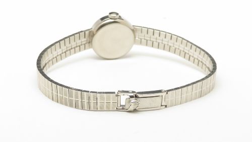 fig 5. Mint Unworn solid 9ct white gold and diamond Rolex Tudor Royal c1968