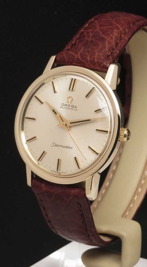 fig 1. Heavy solid 9ct gold Omega Seamaster Automatic c1963