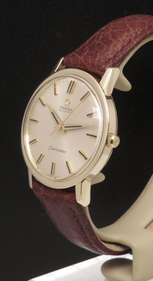 fig 3. Heavy solid 9ct gold Omega Seamaster Automatic c1963