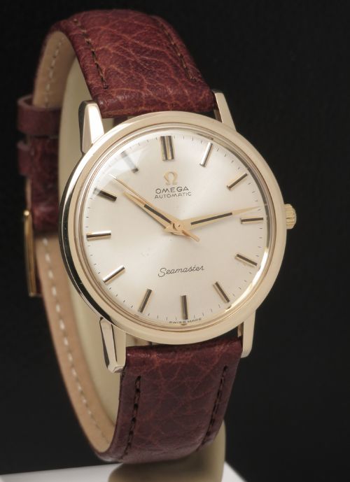 fig 4. Heavy solid 9ct gold Omega Seamaster Automatic c1963