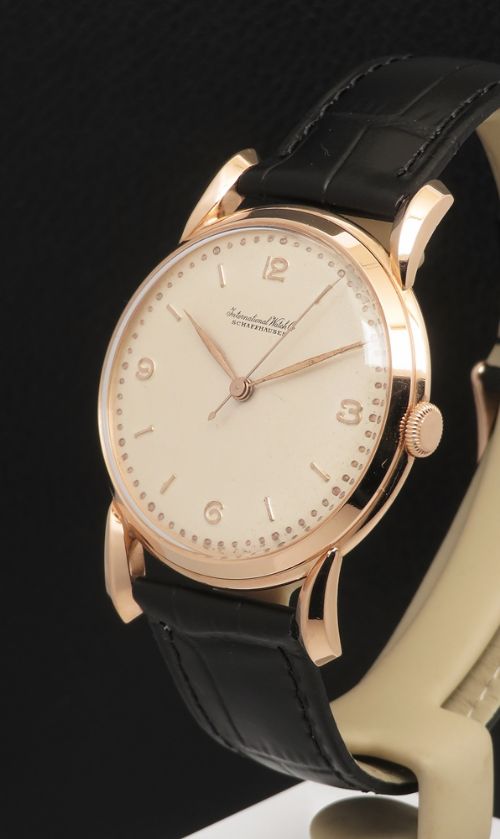 fig 3. Rare Oversize Solid 18ct Rose Gold International Watch Company IWC Cal 89 c1948