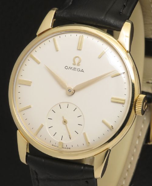 fig 2. Near Mint Solid 18ct Gold Omega Tresor Calibre 267 c1960 With Box