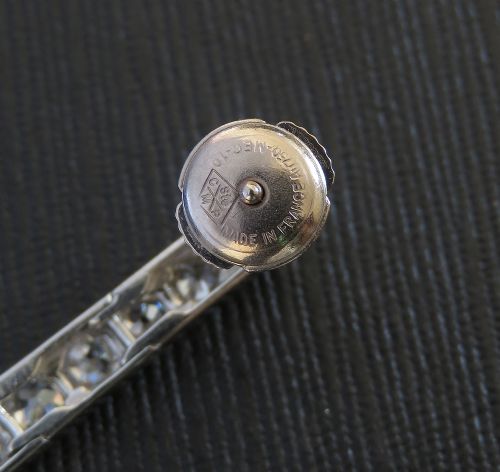 fig 2. Stunning Pair of Platinum Diamond Art Deco Earrings c1930