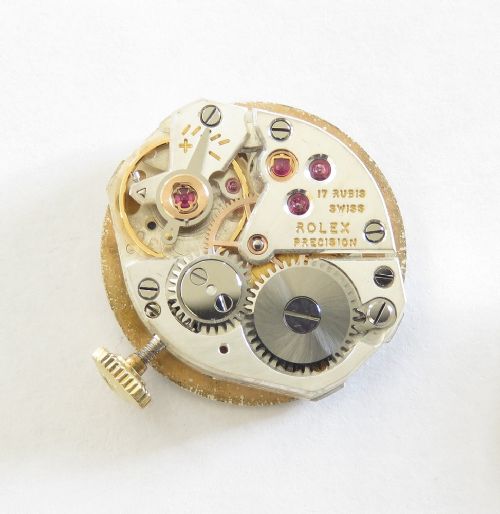 fig 2. Solid 9ct Gold Rolex Precision Ladies Watch c1963