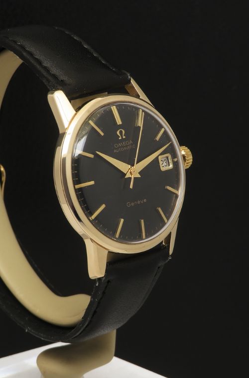 fig 4. Solid 9ct Gold Omega Geneve Automatic Mens Watch c1962