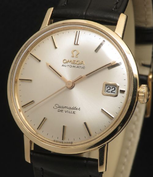 fig 1. Mint all original solid 18ct gold Omega Seamaster Deville Automatic 1967