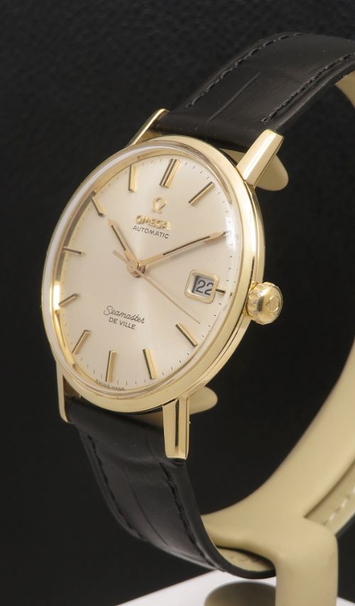 fig 2. Mint all original solid 18ct gold Omega Seamaster Deville Automatic 1967