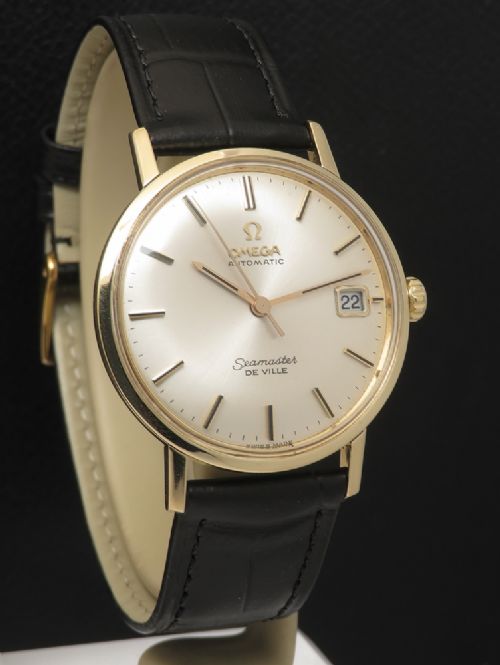 fig 3. Mint all original solid 18ct gold Omega Seamaster Deville Automatic 1967
