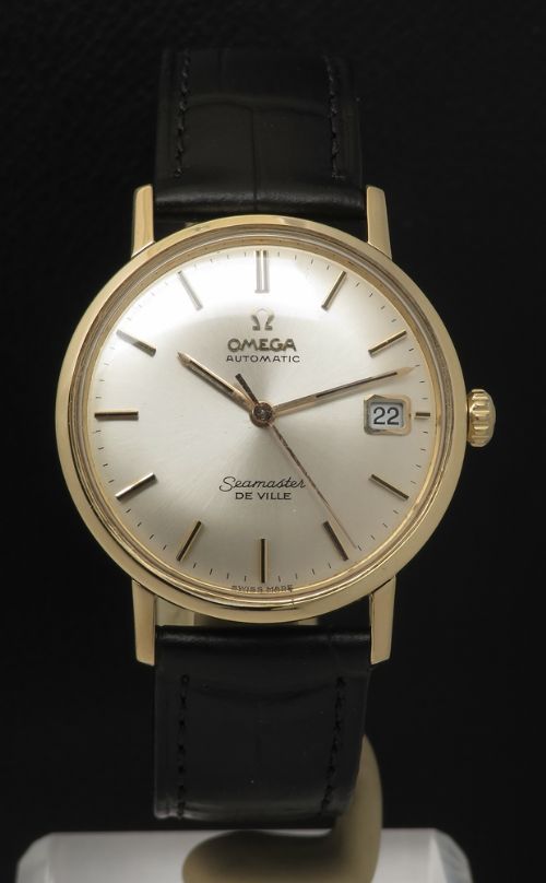 fig 4. Mint all original solid 18ct gold Omega Seamaster Deville Automatic 1967