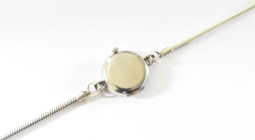 fig 5. Platinum and 3.6cts Diamonds Ladies Omega Cocktail Watch c1949