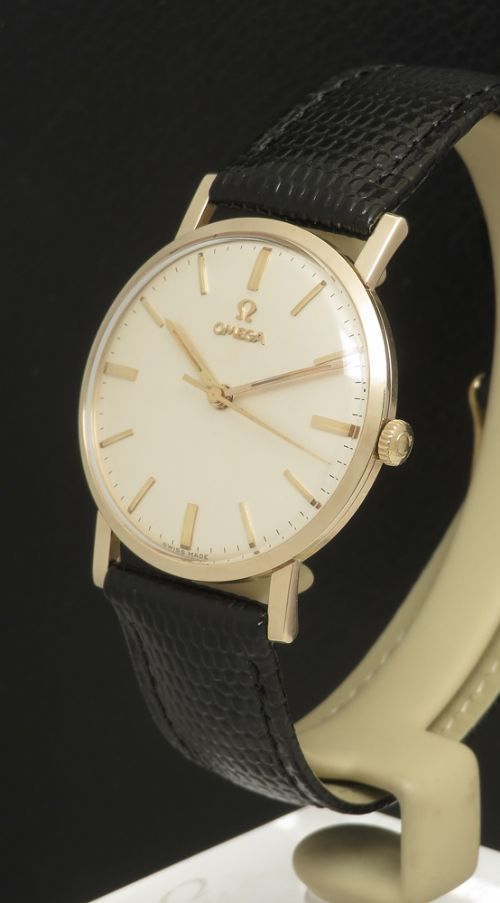 fig 2. Mint all original solid 9ct gold Omega 600 1961