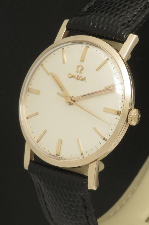 fig 3. Mint all original solid 9ct gold Omega 600 1961