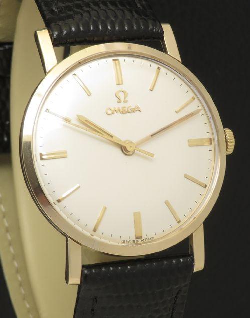 fig 6. Mint all original solid 9ct gold Omega 600 1961