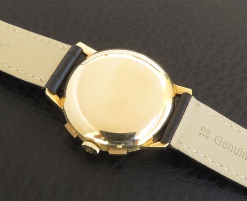 fig 5. Solid 18ct Gold Omega Chronograph Calibre 321 With Inner and Outer Boxes c1966