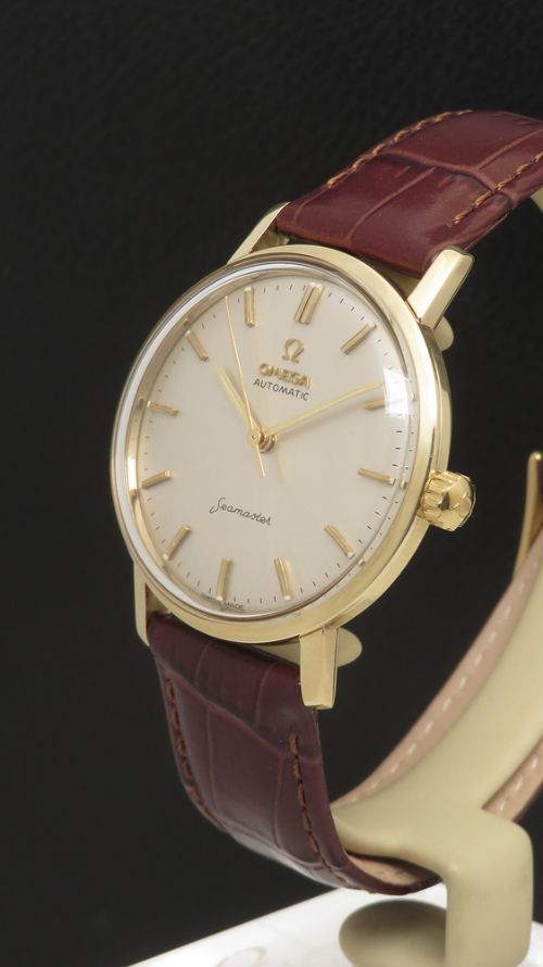 fig 1. Fully Restored Solid 18ct Gold Omega Seamaster Automatic 1967