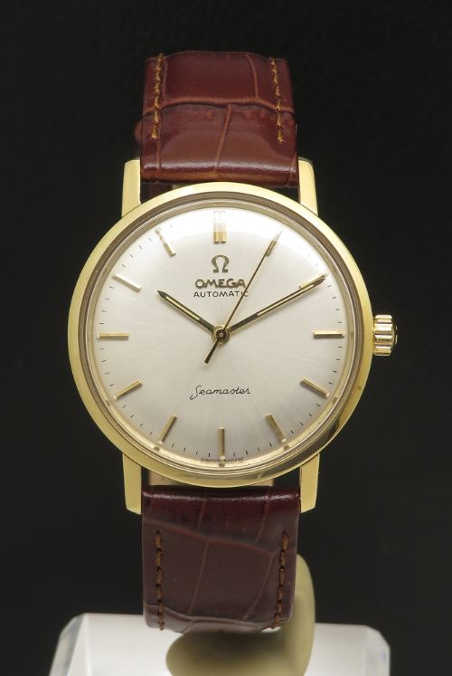 fig 2. Fully Restored Solid 18ct Gold Omega Seamaster Automatic 1967