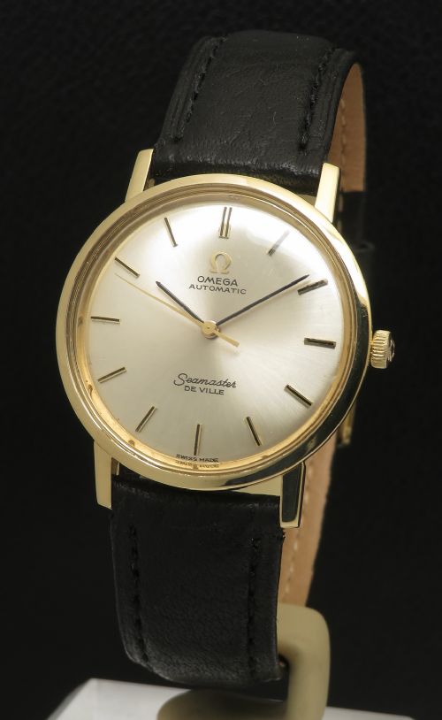 Rare Mid Size All Original Solid 18ct Gold Omega Seamaster Deville 1965-66