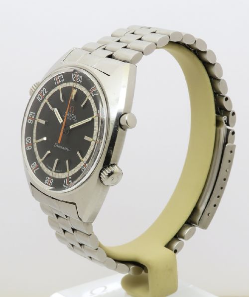 fig 1. untouched and unrestored all original Omega Seamaster Jumbo Chronostop 1968