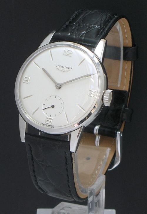 fig 1. Longines 30L Manual Wind Stainless Steel Mens Watch c1961