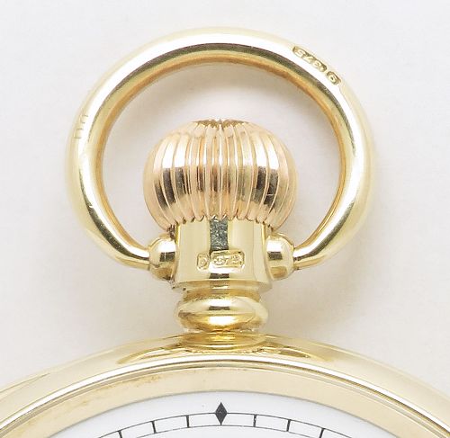 fig 1. Museum Quality Solid 9ct Gold Omega Pocket Watch With Box 1941