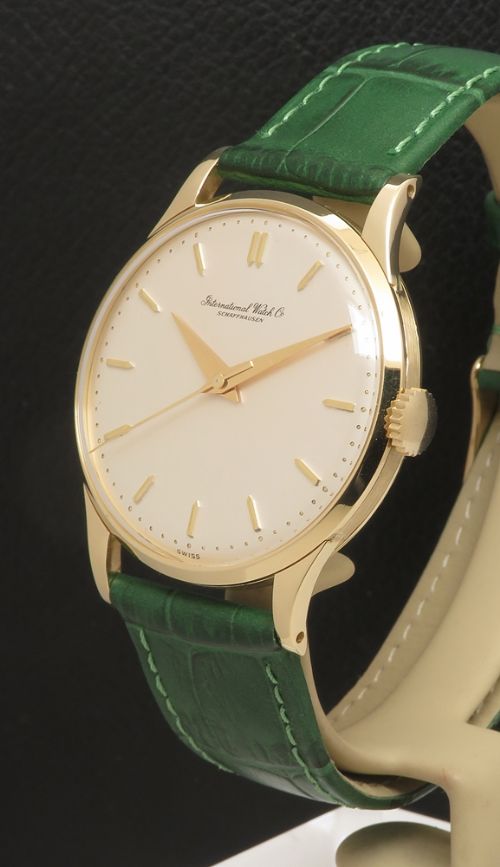fig 1. Solid 18ct gold International Watch Company IWC calibre 89 c1958