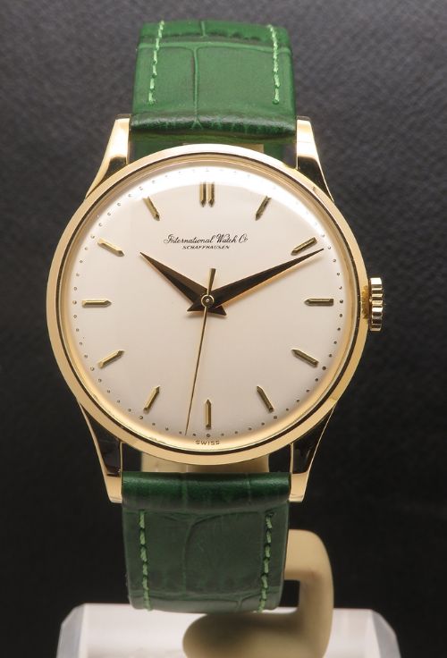 fig 2. Solid 18ct gold International Watch Company IWC calibre 89 c1958
