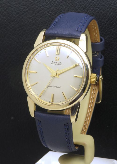 Near Mint Heavy Solid 9ct Gold Omega Seamaster Automatic C1962
