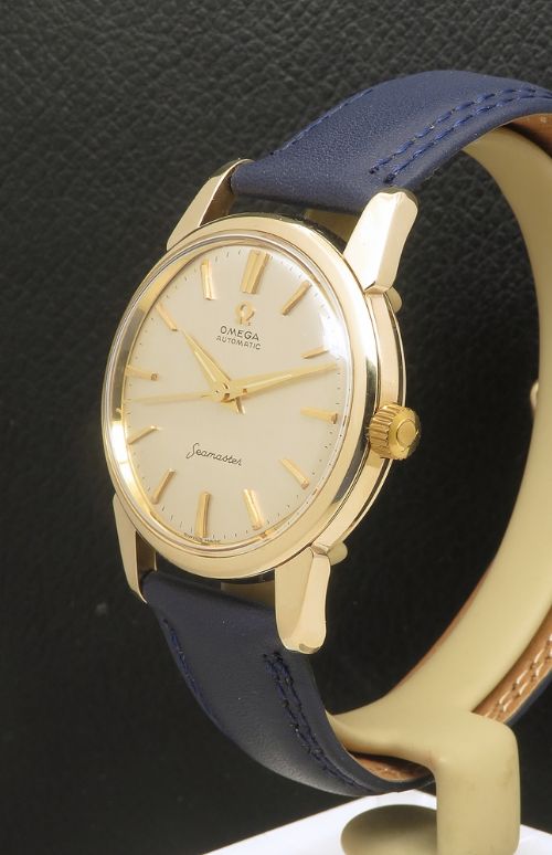 fig 1. Near Mint Heavy Solid 9ct Gold Omega Seamaster Automatic c1962