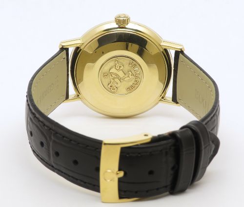 fig 3. Mint all original solid 18ct gold Omega Seamaster Deville 1961