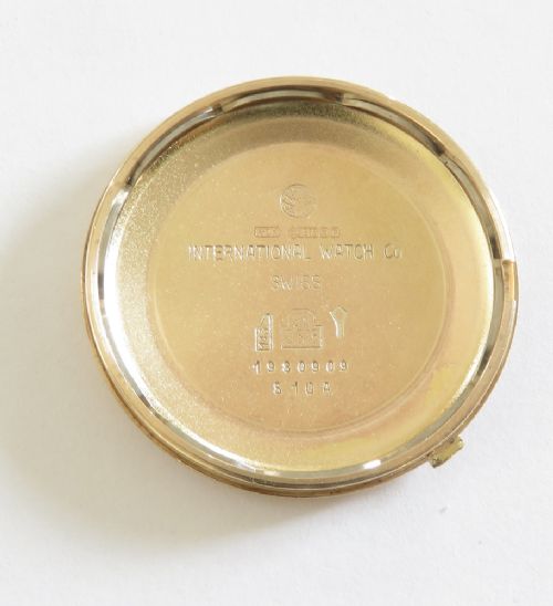 fig 4. Near Mint Solid 9ct gold IWC Calibre 8541b Water Resistant c1969