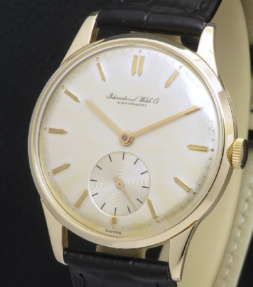 fig 1. Very Rare All Original Solid 14ct Gold International Watch Company calibre 88 c1946