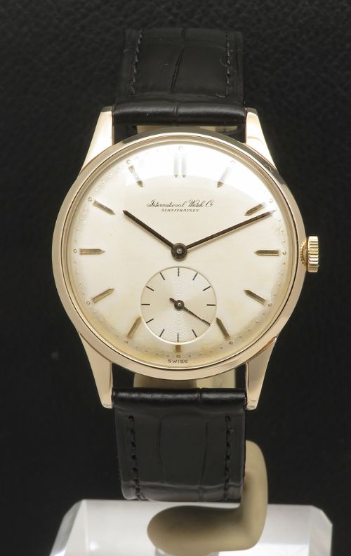 fig 3. Very Rare All Original Solid 14ct Gold International Watch Company calibre 88 c1946