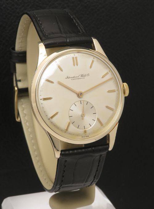 fig 5. Very Rare All Original Solid 14ct Gold International Watch Company calibre 88 c1946
