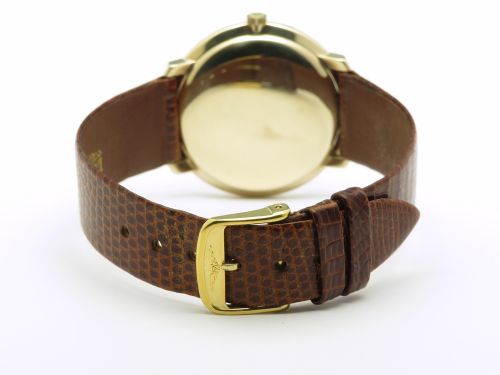 fig 6. Stunning All Original Solid 9ct Gold Slimline Longines Calibre 280 Gents Watch From 1965