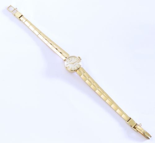 fig 5. Near Mint with box Solid 18ct Gold Rolex Precision Ladies Watch c1960