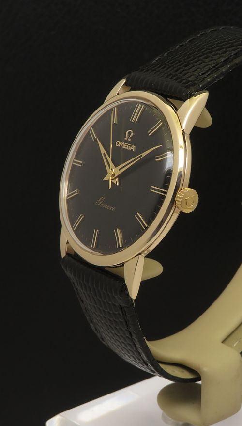 fig 1. Solid 9ct Gold Omega Geneve Calibre 600 c1960